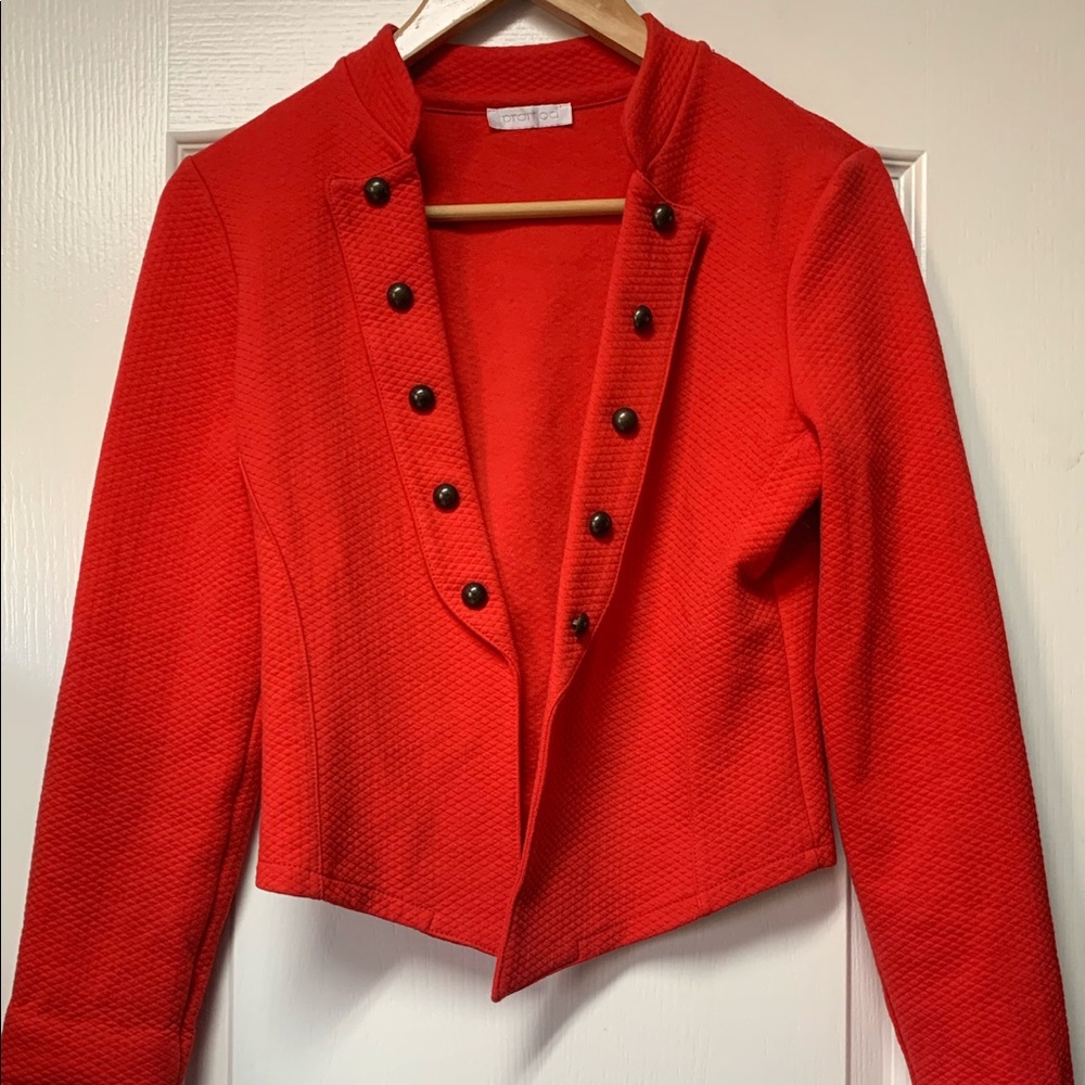 Red soft jacket - Picture 2 of 2